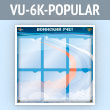����� ��������� ���� � 6 ��������� �4 ������� (VU-6K-POPULAR)